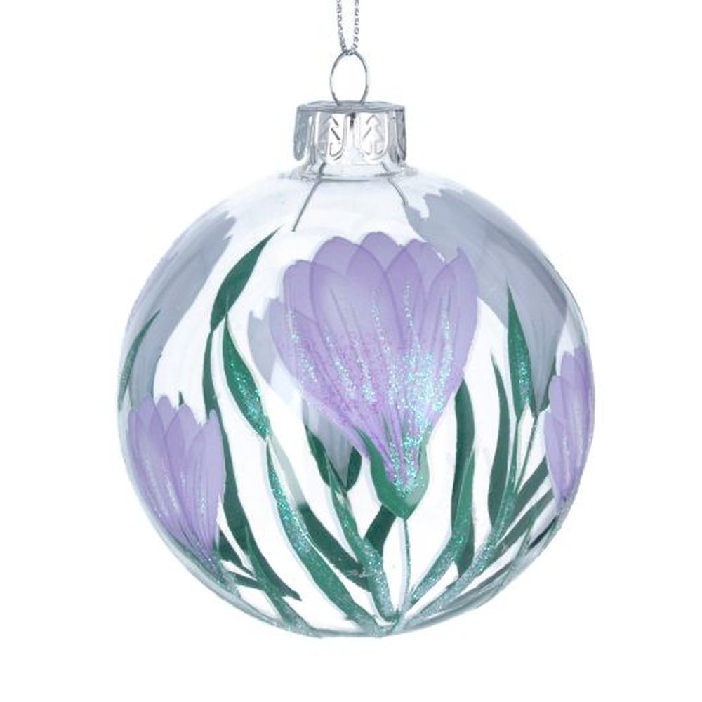 Clear/Glitter Dellarobbia Ball 80mm