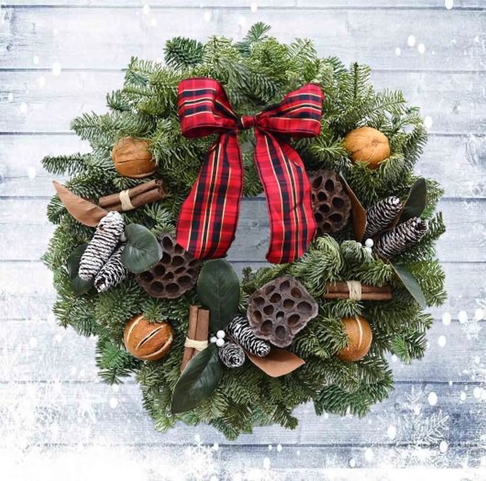Festive Spice Wreath 12 inch