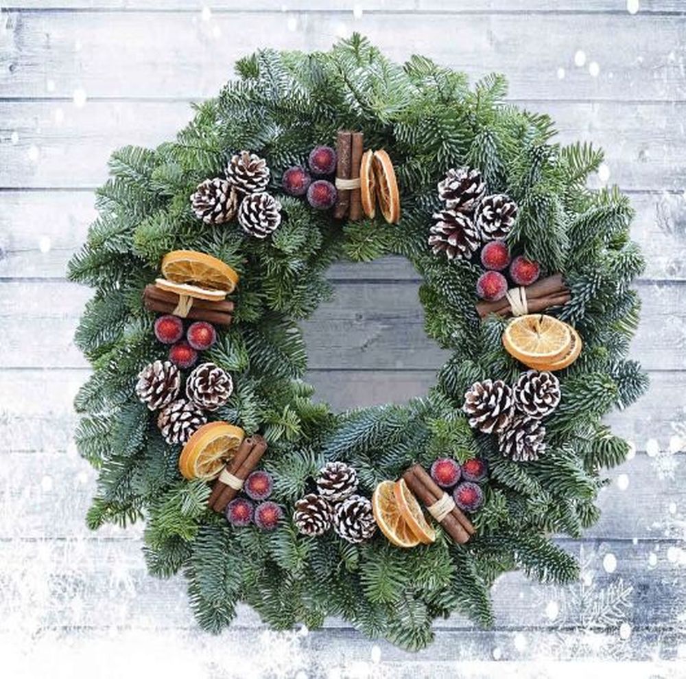 Cinnamon Spice Wreath 14 inch