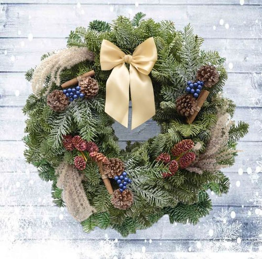 Winter Garden Wreath 12 inch