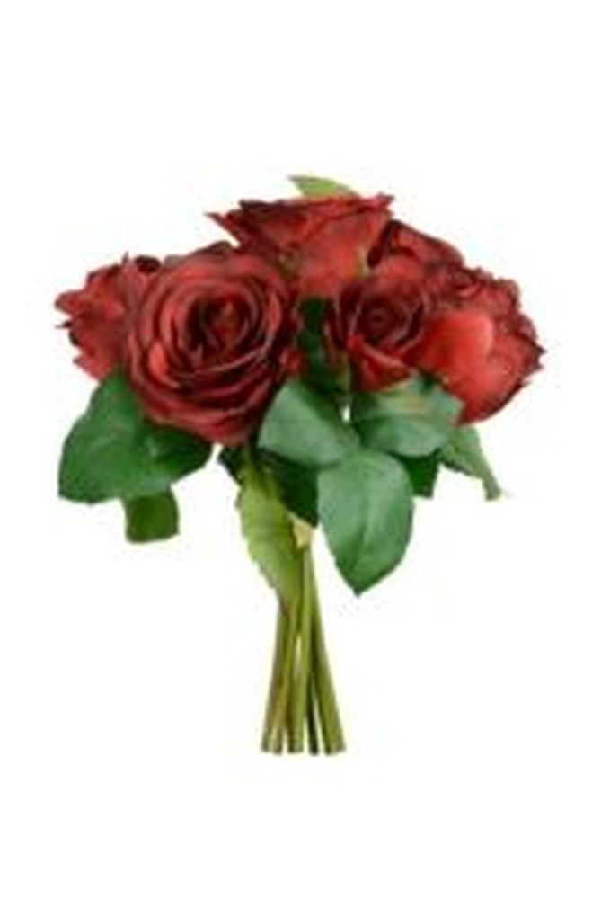Rose Bouquet in Raffia-25