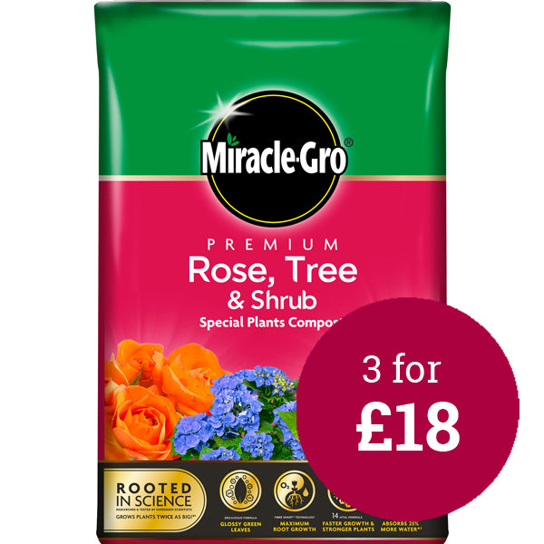 MIRACLE-GRO ROSE TREE SHRUB 40L