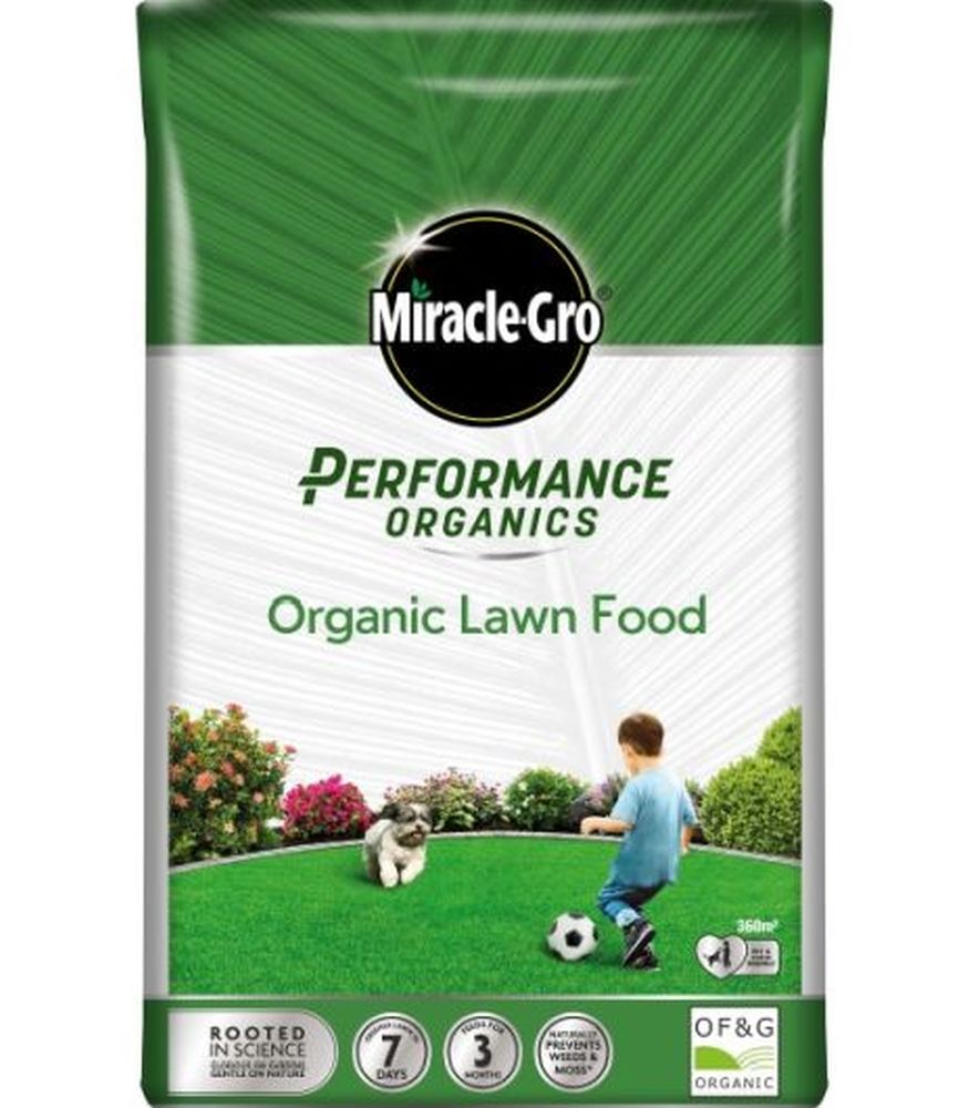 MIRACLE-GRO PERFORM ORG LAWN FD 360M2