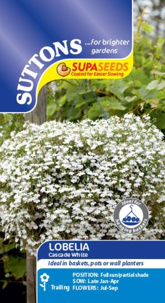 Lobelia Supacoat Cascade White