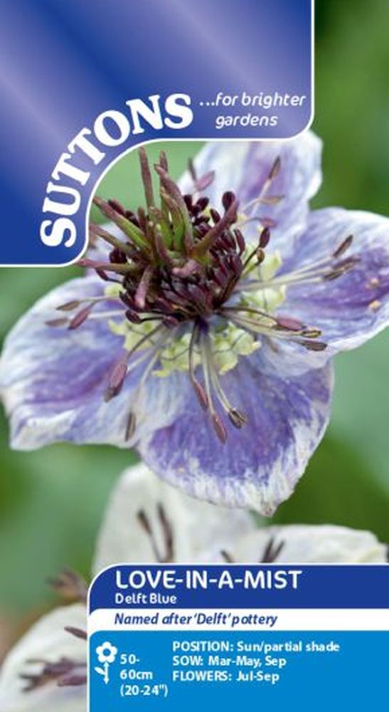 Love-In-A-Mist Seeds - Delft Blue