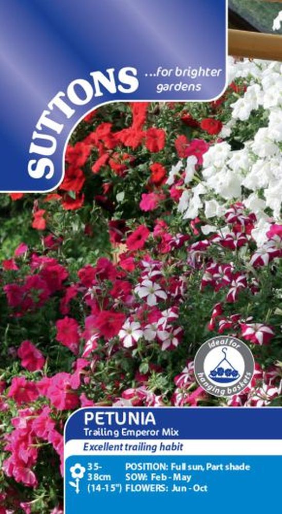 Petunia Seeds - F1 Trailing Emperor Mix