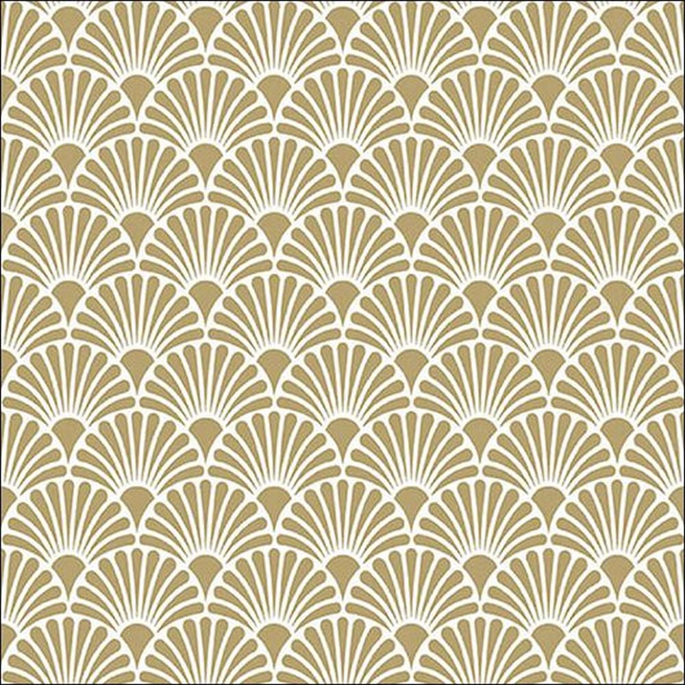 Napkin 33 Art Deco Gold/White FSC Mix