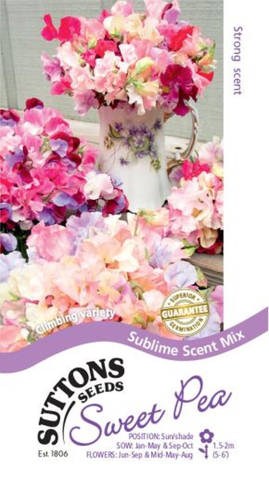 Sweet Pea Seeds - Sublime Scent Mix