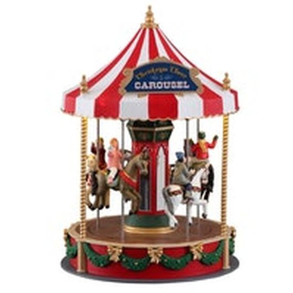 LEMAX CHRISTMAS CHEER CAROUSEL, B/O (4.5V)