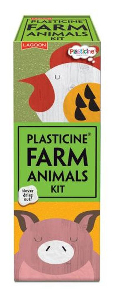 PLASTICINE FARM ANIMAL MODELLING KIT