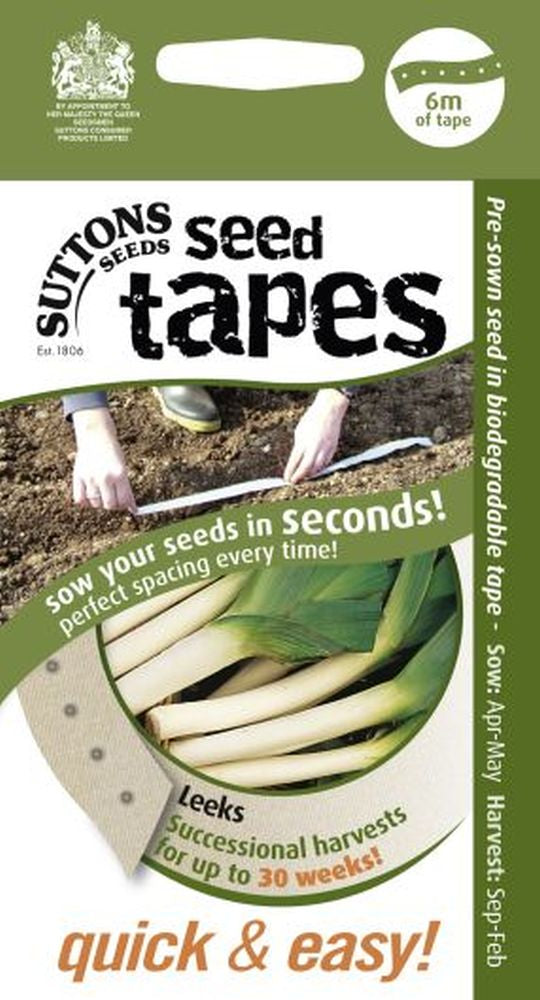 Seed Tape Successional Harvest Leek