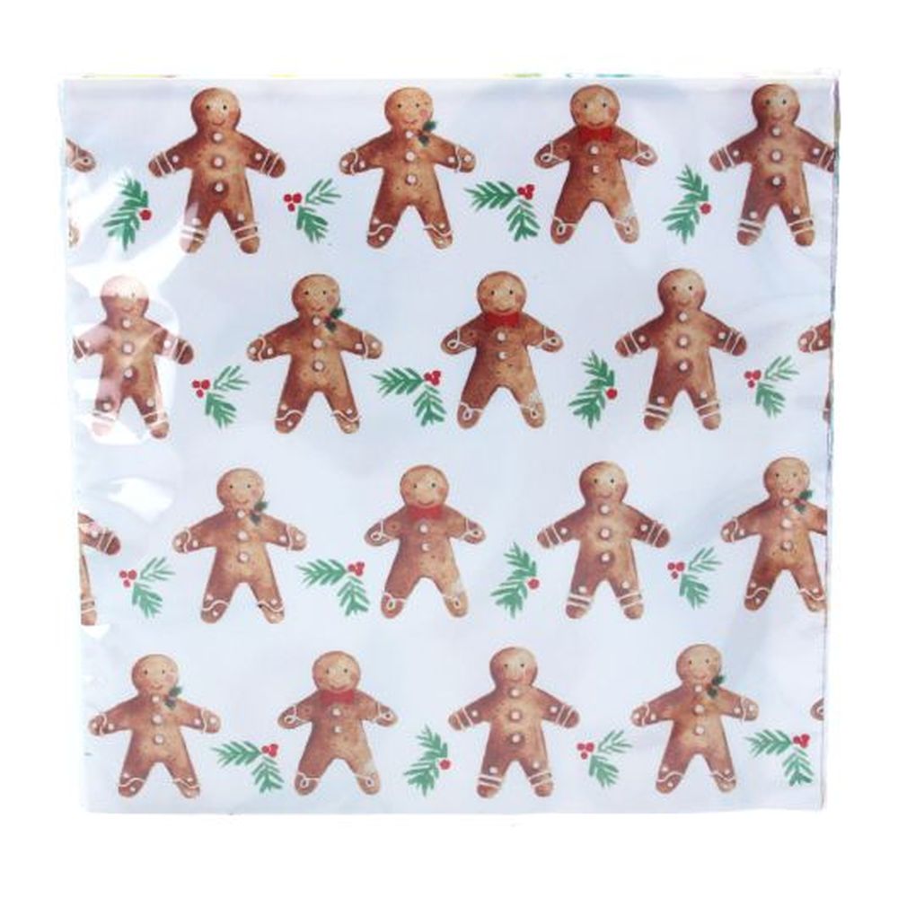 Gingerbread Men Paper Napkin
