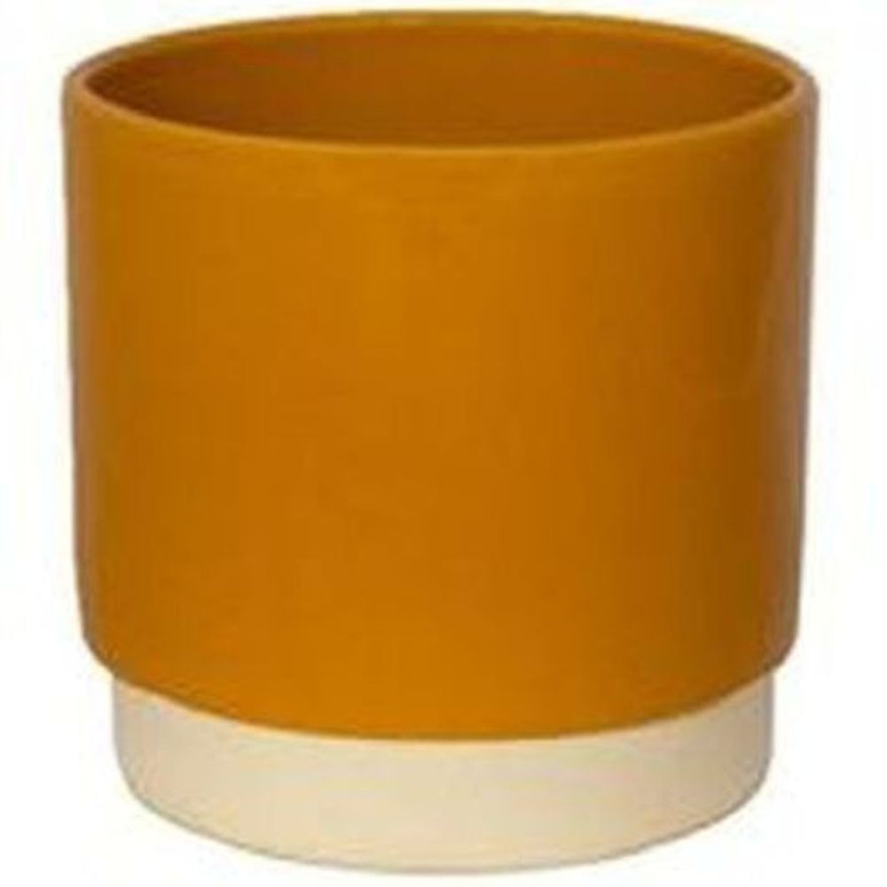 Enos Pot Mustard H11.5Cm D11.5Cm