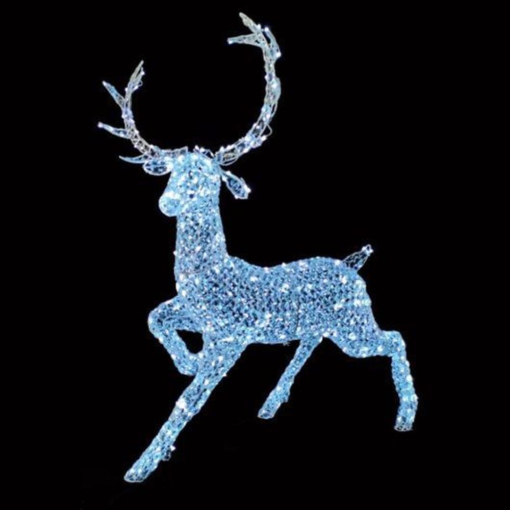 1.4M WHITE JEWELLED STAG