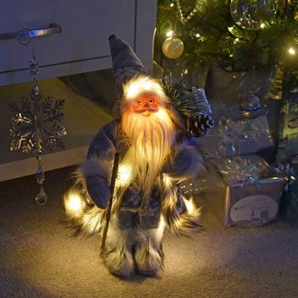 Inlit Father Christmas - Grey