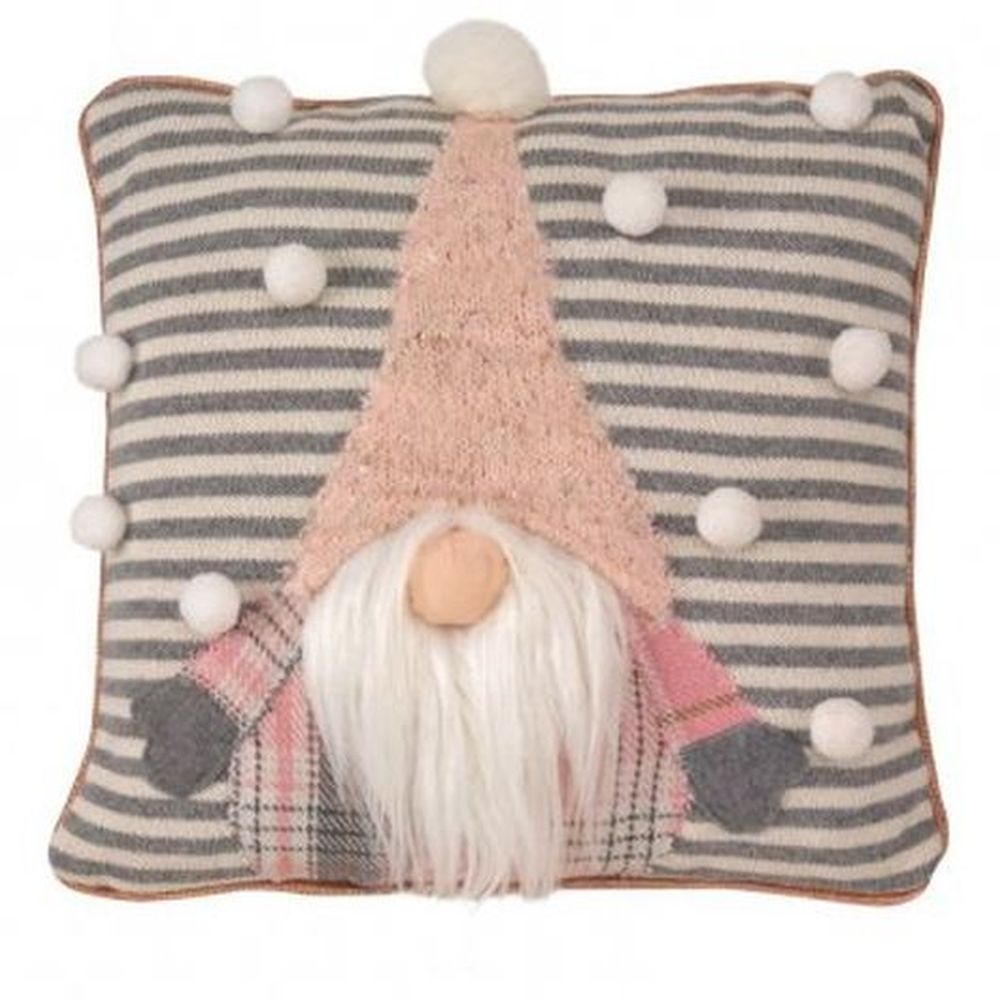 Gonkert Cushion - Pink Plaid