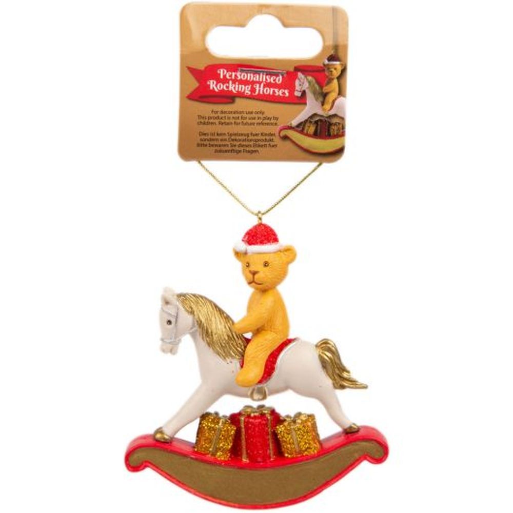Blank Rocking Horse Red
