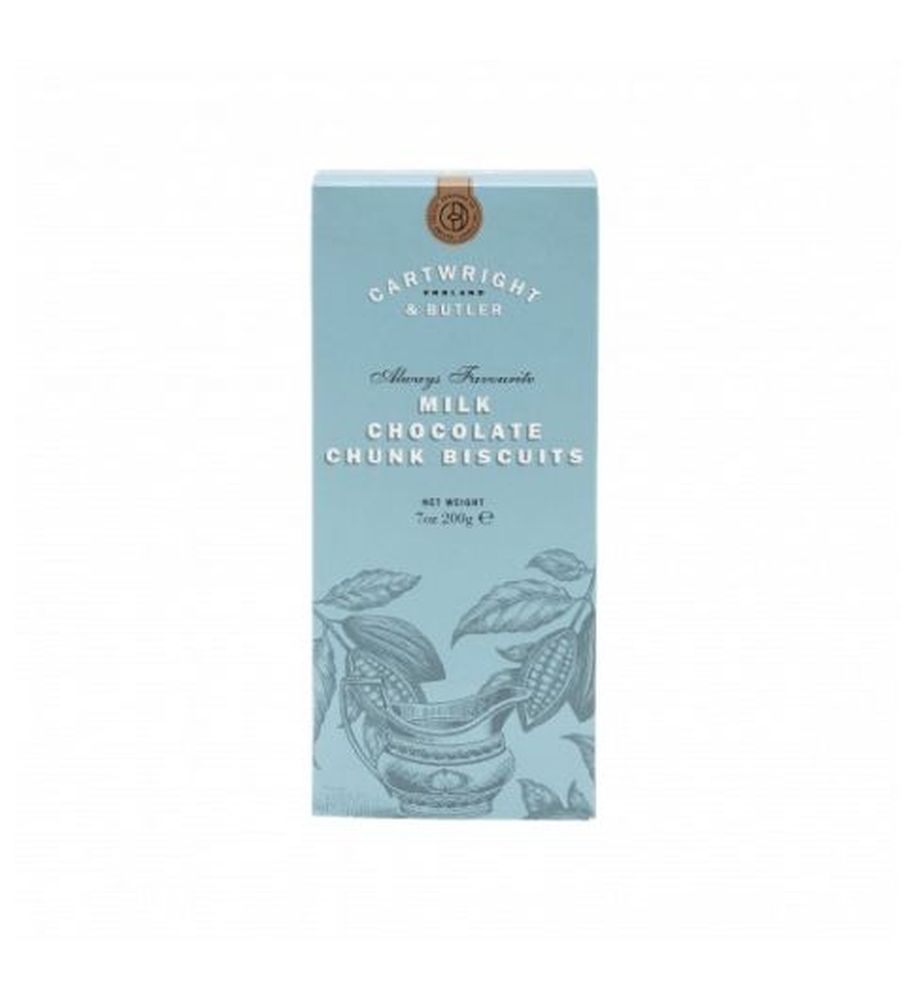 C&B Milk Chocolate Chunk Biscuits in Carton