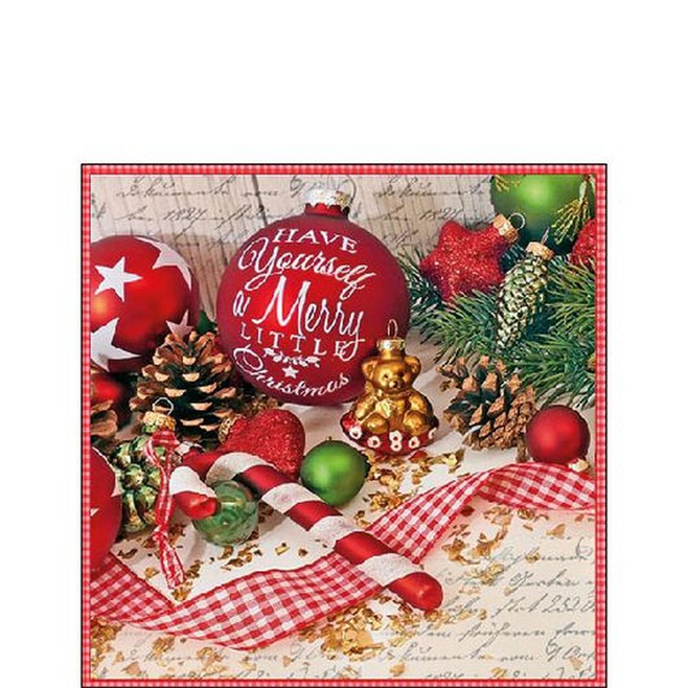 Napkin 25 Merry Little Christmas FSC Mix