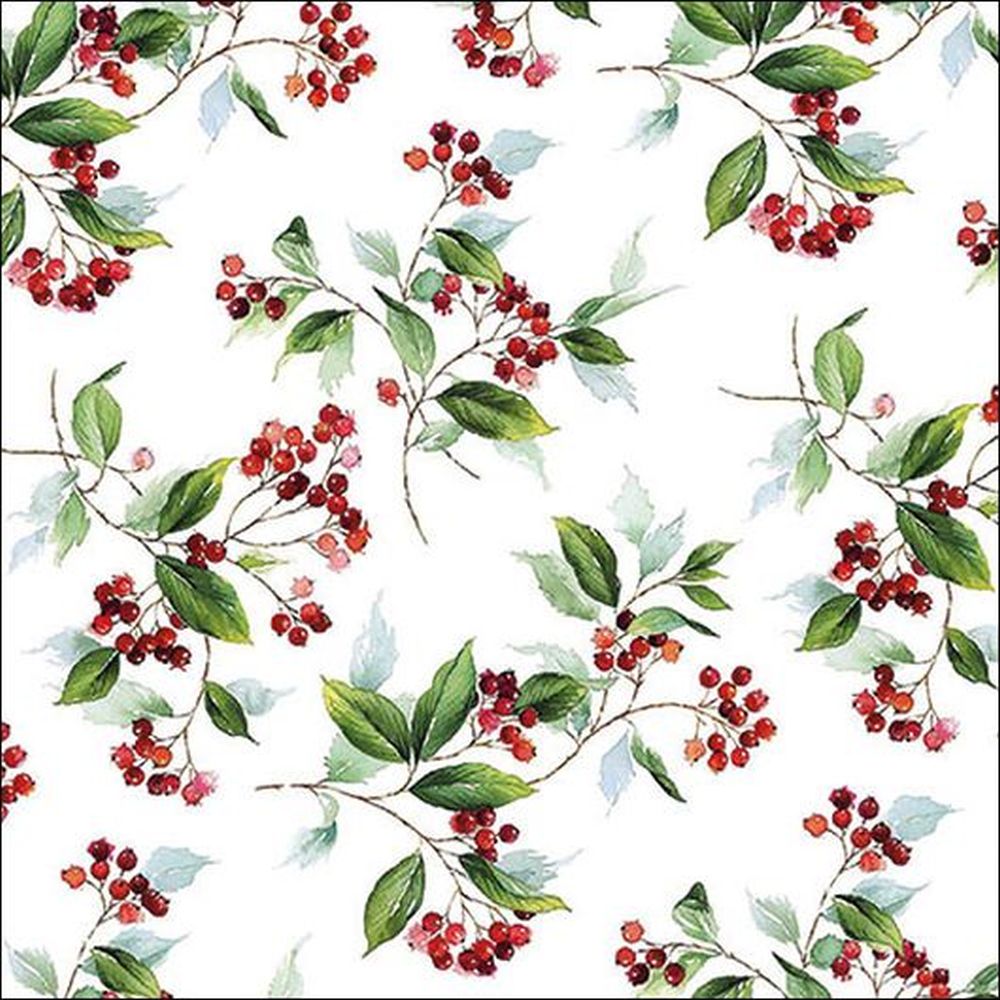 Napkin 33 Winter Foliage FSC Mix