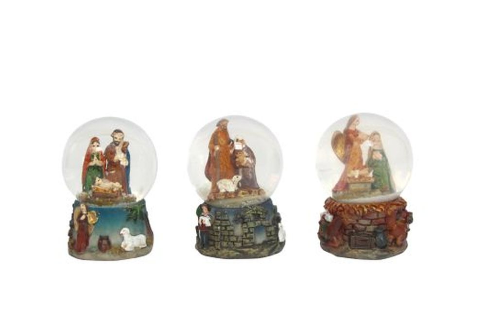 Nativity Mini Snowdome, 3as - 45mm