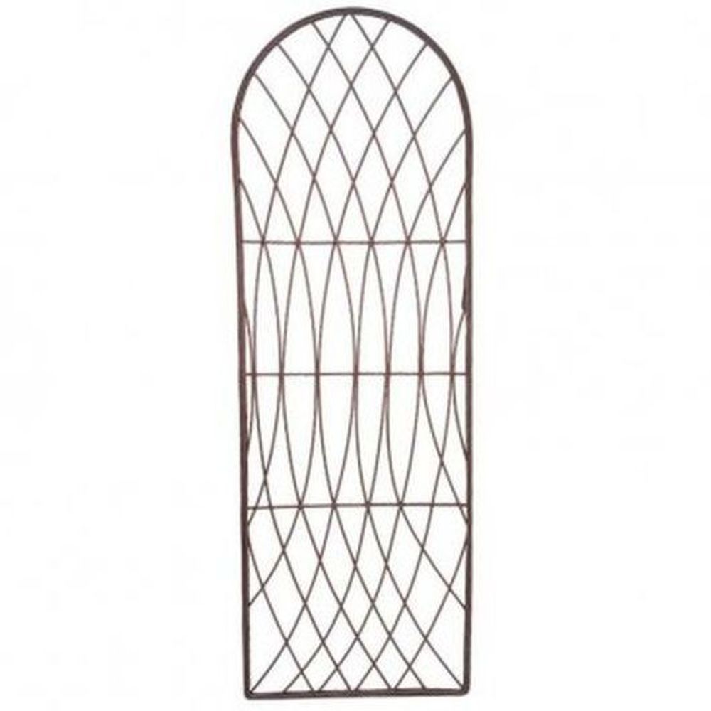Rot-Proof Faux Willow Trellis - Round Natural 1.8 x 0.6m