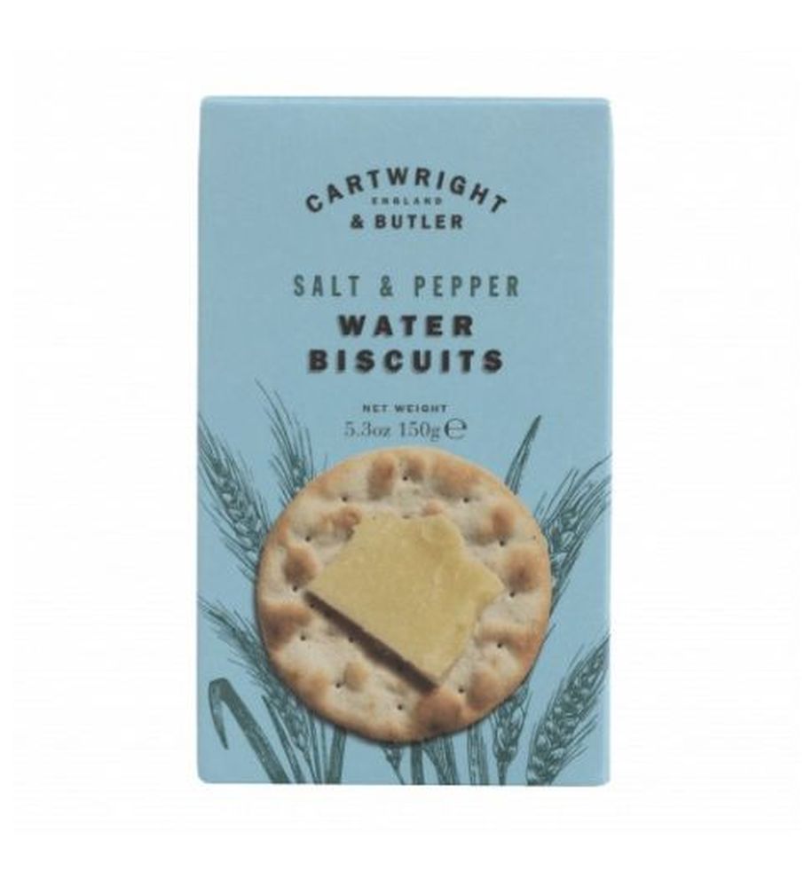C&B Water biscuits with sea salt and black pepper