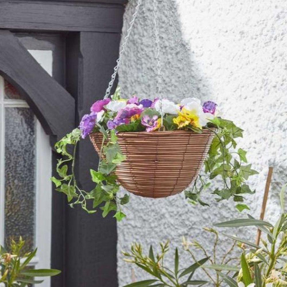 Easy Basket - Pansies