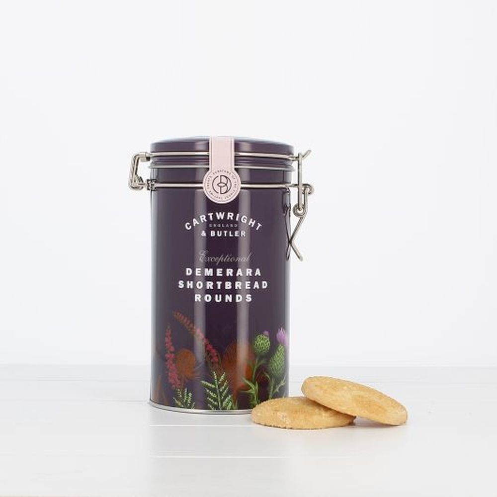 C&B Demerara Shortbread Rounds in Tin