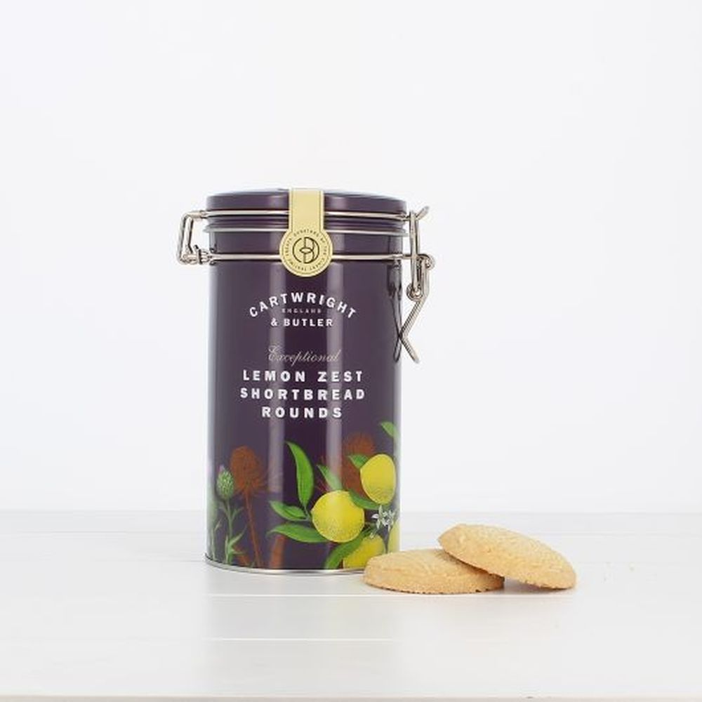 C&B Lemon Zest Shortbread Rounds Tin