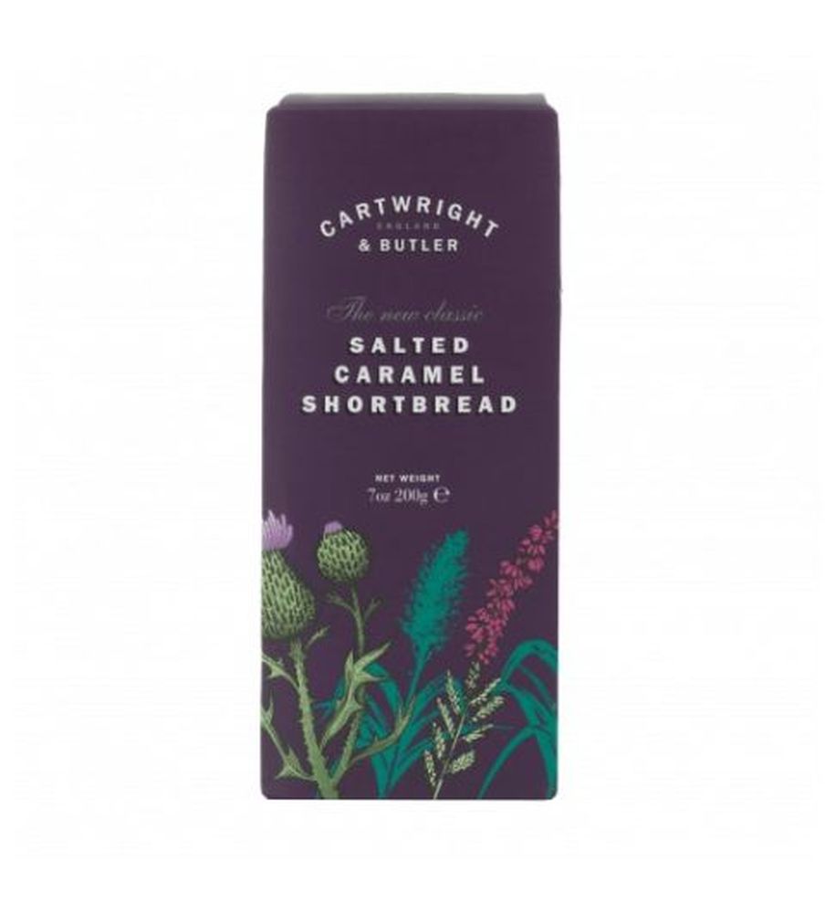 C&B Salted Caramel Shortbread Rounds Carton