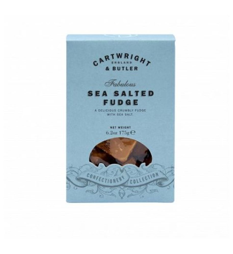 C&B Salted Caramel Fudge in carton