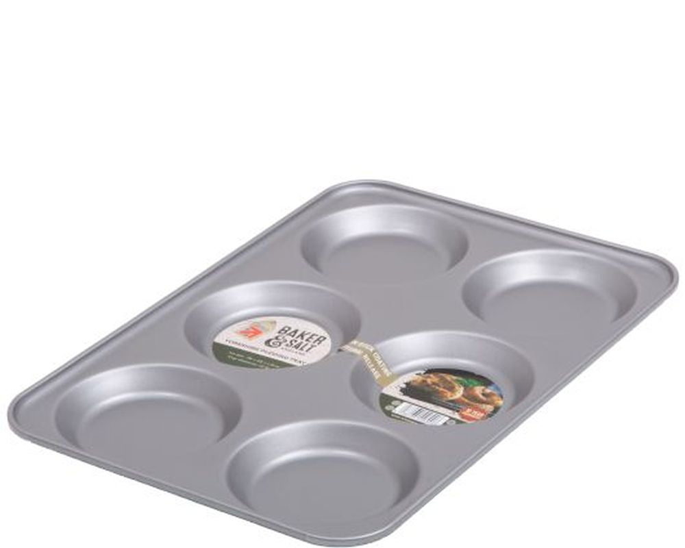 Baker & Salt Non-Stick 6 Hole Yorkshire Pudding Tray