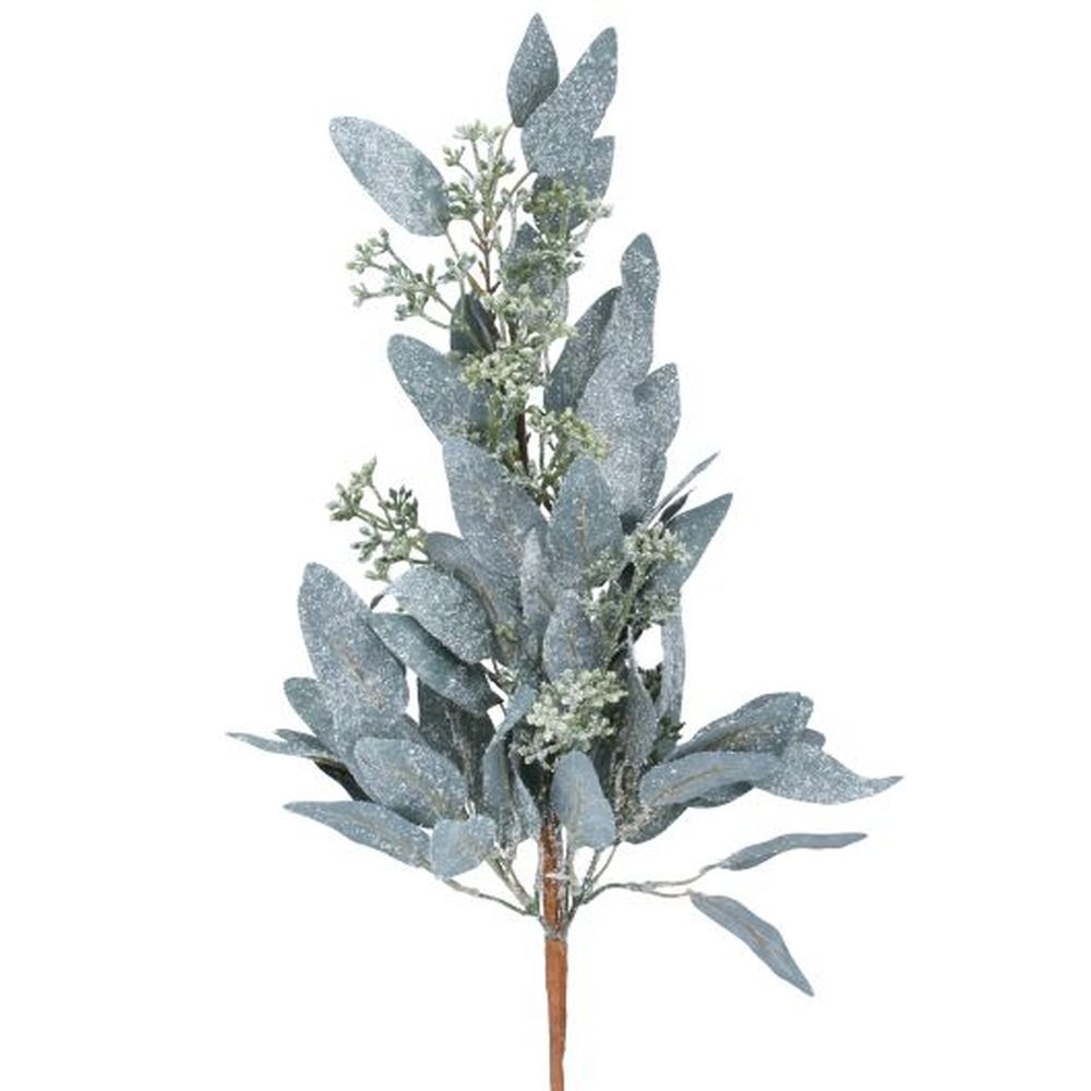 Frosted Eucalyptus Leaf/Mini Berry Branch