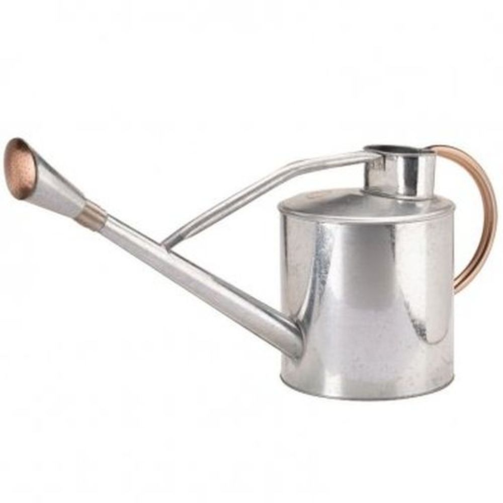 Watering Can Long Reach 9L, Galvanised Steel