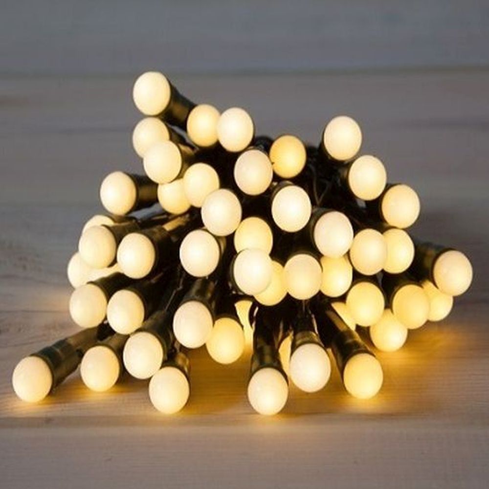 100 FIT & FORGET B/O WARM WHITE MULTIFUNCTION BERRY LIGHTS