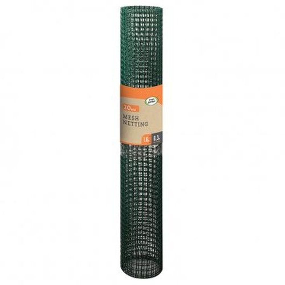 Climbing Plant & Fencing Mesh - Green - 20mm 0.5m X 5m