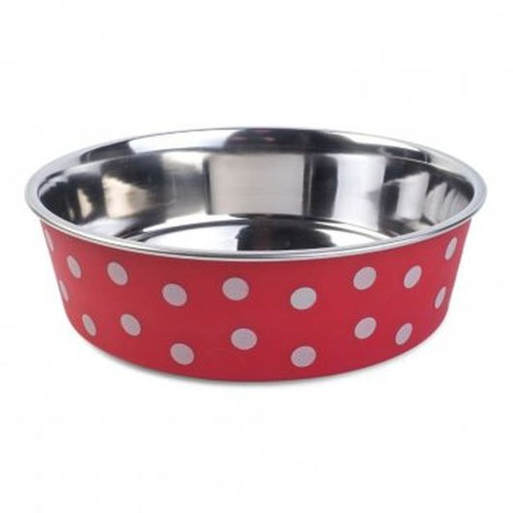 Red Polka 14cm Bowl