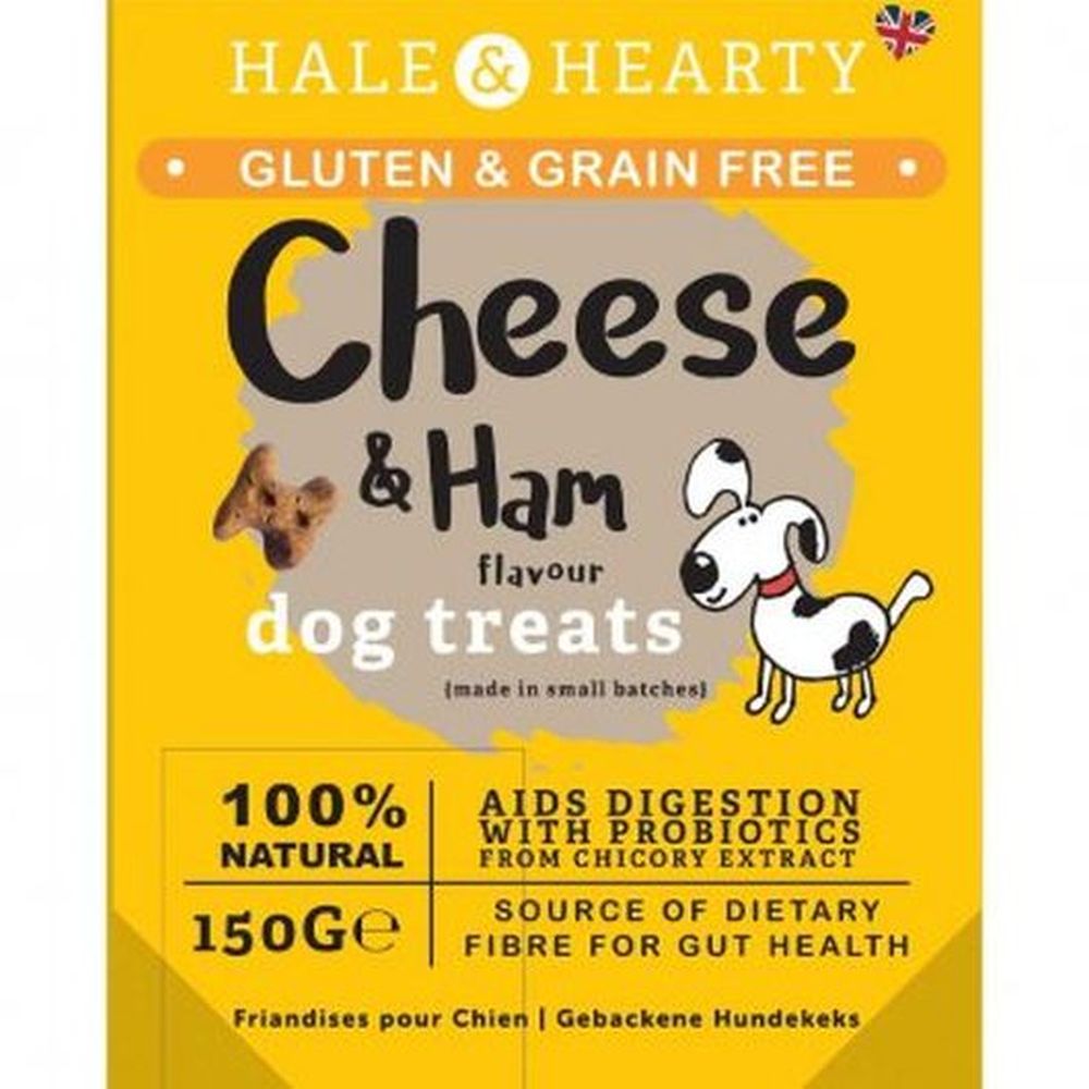 Hale & Hearty Ham & Cheese Grain Free Treats 150g