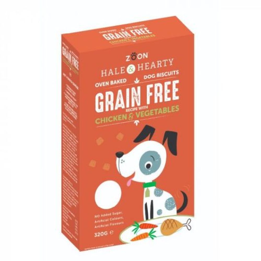 Hale & Hearty Chicken & Vegetable Grain Free Biscuits 320g