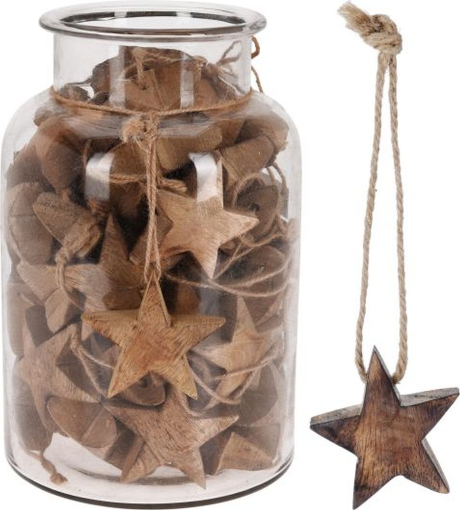 HANG DECO STAR 6CM IN JAR