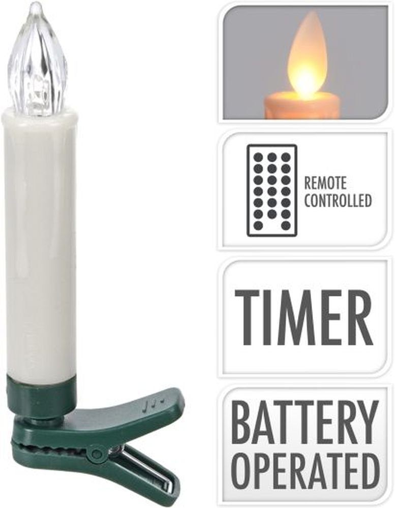 CANDLE LIGHTS 20PCS TIMER