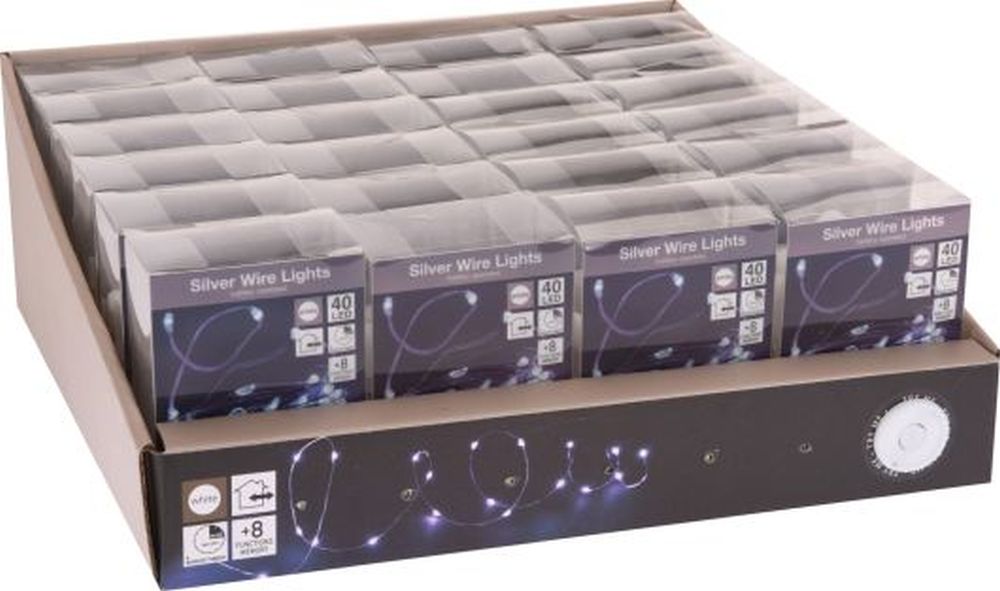 SILVERWIRE 40LED WHITE BO IP44