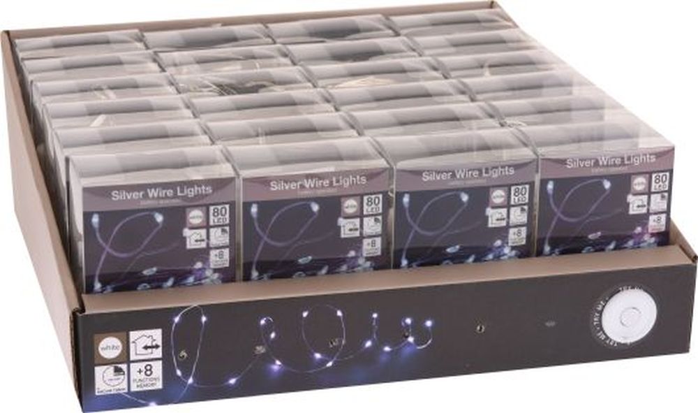 SILVERWIRE 80LED WHITE BO IP44