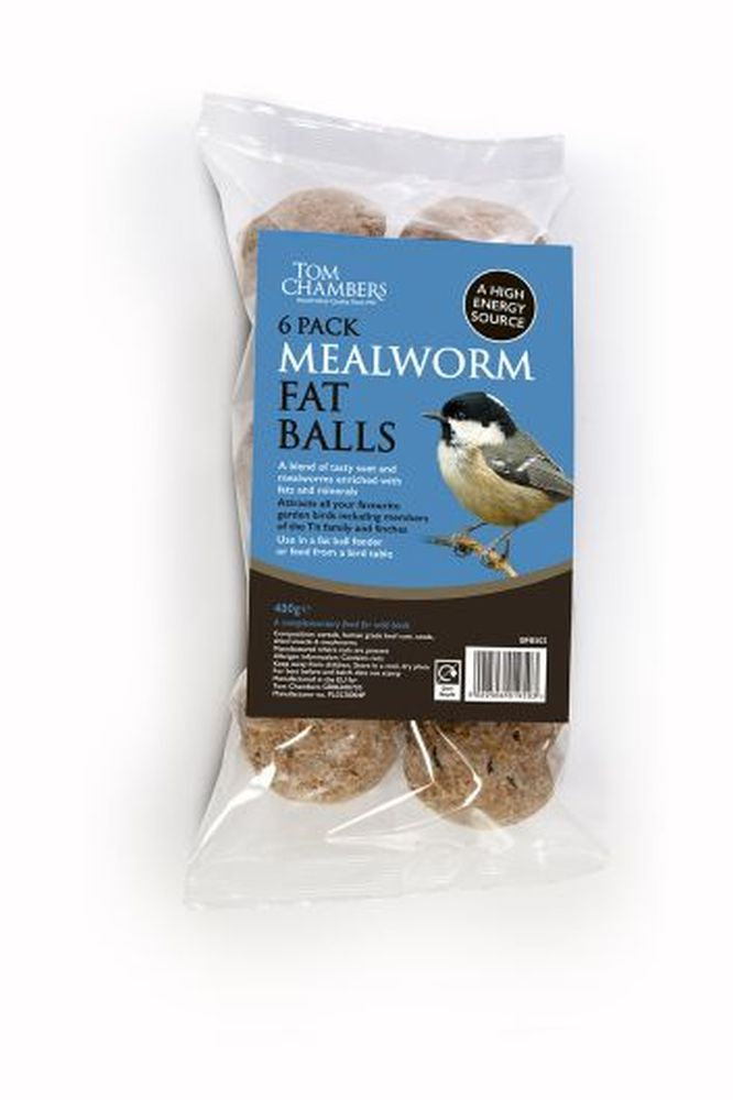Fat Balls 6 Pack Mealworm No Nets