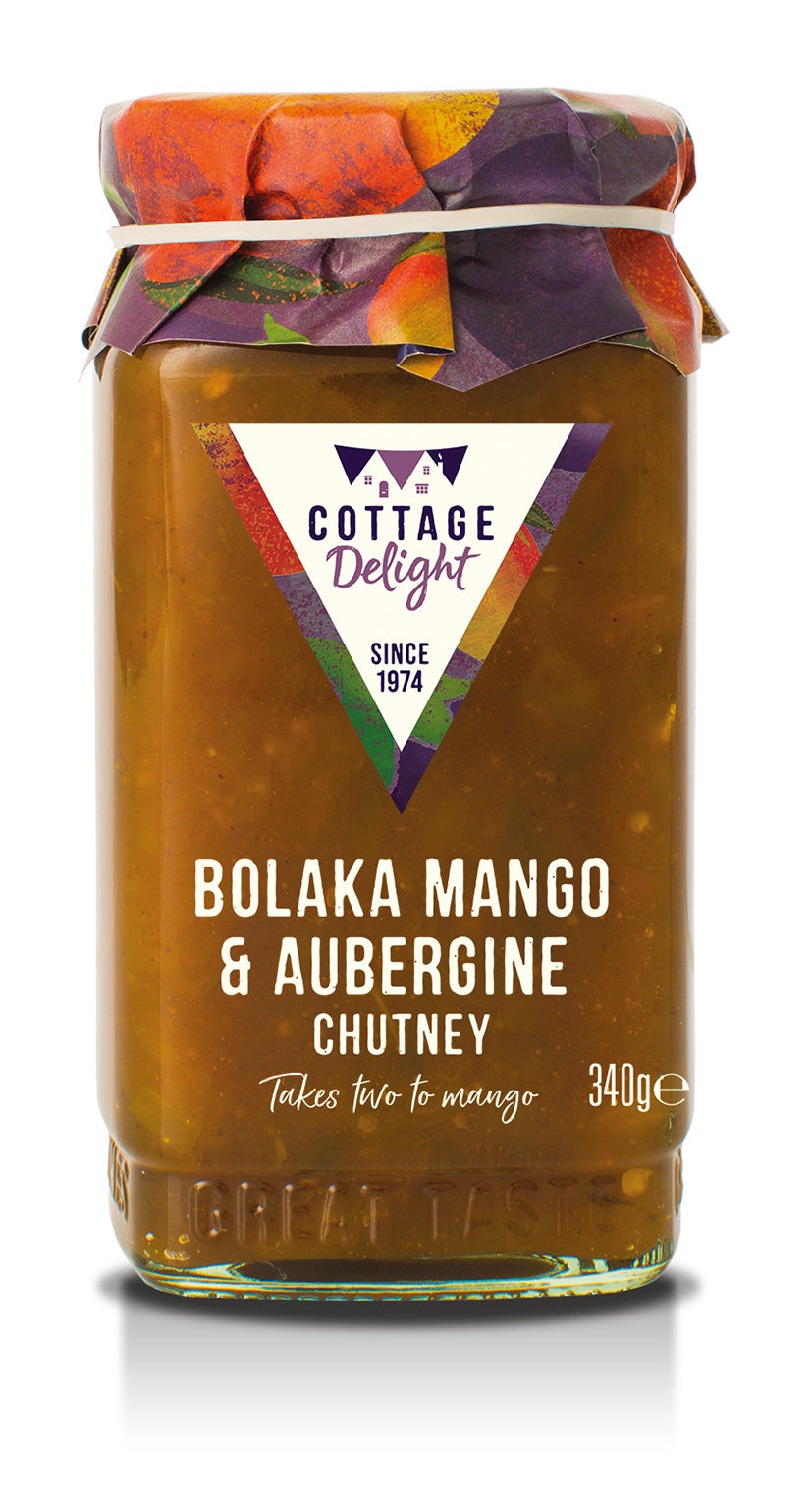 340g Bolaka Mango and Aubergine Chutney