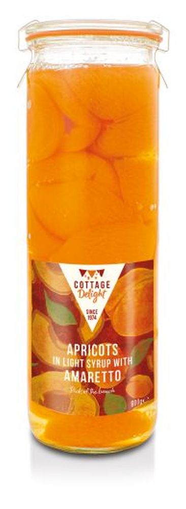 600g Apricots in Light Syrup with Amaretto 2020