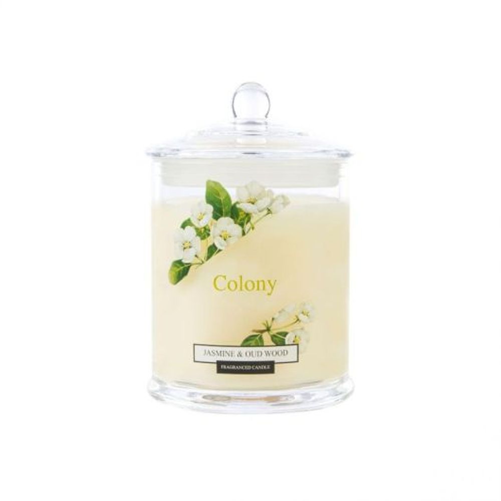 JAR CANDLE MEDIUM JASMINE & OUD WOOD