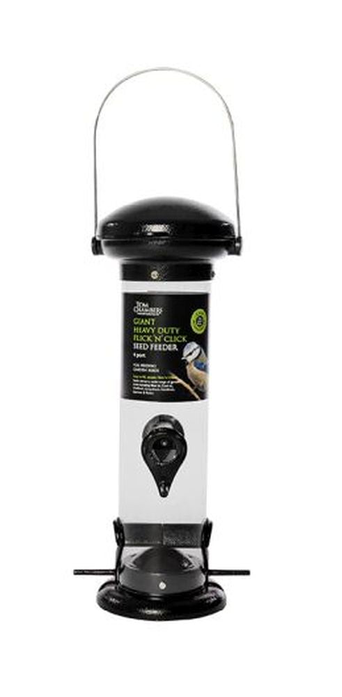 Giant Heavy Duty Flick 'n' Click Seed Feeder - 4 port