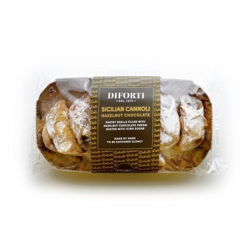 Diforti Pastries - Sicilian Cannoli Hazelnut Chocolate